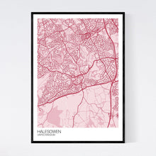 Load image into Gallery viewer, Halesowen City Map Print