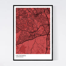 Load image into Gallery viewer, Halesowen City Map Print