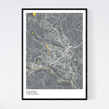 Load image into Gallery viewer, Halifax City Map Print