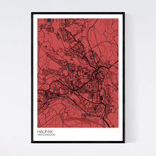 Load image into Gallery viewer, Halifax City Map Print