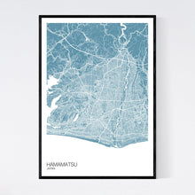 Load image into Gallery viewer, Hamamatsu City Map Print
