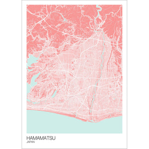Map of Hamamatsu, Japan