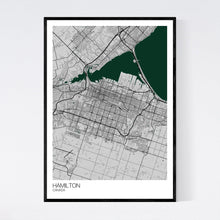 Load image into Gallery viewer, Hamilton City Map Print