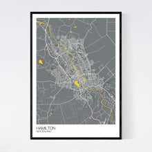 Load image into Gallery viewer, Hamilton City Map Print