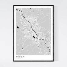 Load image into Gallery viewer, Hamilton City Map Print