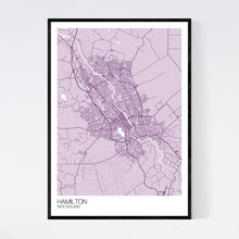 Load image into Gallery viewer, Hamilton City Map Print