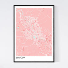 Load image into Gallery viewer, Hamilton City Map Print