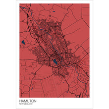 Load image into Gallery viewer, Map of Hamilton, New Zealand