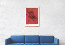 Load image into Gallery viewer, Map of Hamilton, New Zealand