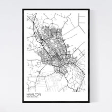 Load image into Gallery viewer, Hamilton City Map Print