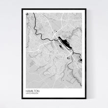 Load image into Gallery viewer, Hamilton City Map Print