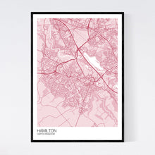Load image into Gallery viewer, Map of Hamilton, United Kingdom