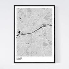 Load image into Gallery viewer, Hamm City Map Print