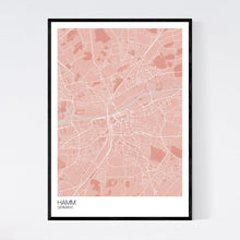 Load image into Gallery viewer, Hamm City Map Print