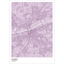 Load image into Gallery viewer, Map of Hamm, Germany