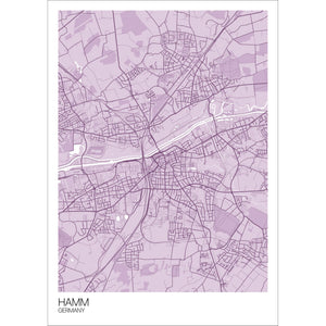 Map of Hamm, Germany
