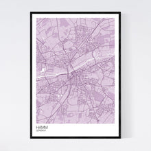Load image into Gallery viewer, Map of Hamm, Germany