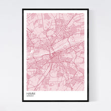 Load image into Gallery viewer, Hamm City Map Print