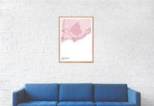 Load image into Gallery viewer, Map of Hammamet, Tunisia