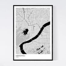 Load image into Gallery viewer, Hangzhou City Map Print