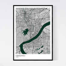 Load image into Gallery viewer, Hangzhou City Map Print