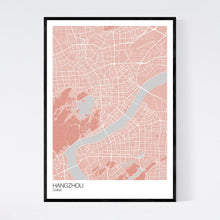 Load image into Gallery viewer, Hangzhou City Map Print