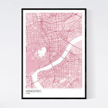 Load image into Gallery viewer, Hangzhou City Map Print