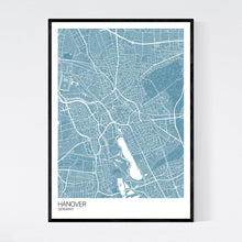 Load image into Gallery viewer, Hanover City Map Print