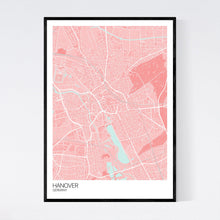 Load image into Gallery viewer, Hanover City Map Print