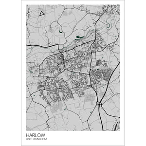 Map of Harlow, United Kingdom