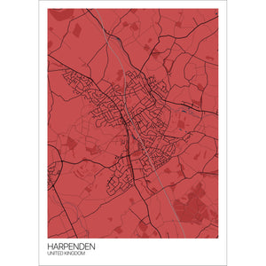 Map of Harpenden, United Kingdom