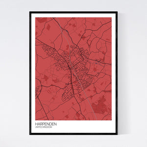 Map of Harpenden, United Kingdom