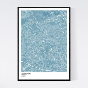 Harrow Neighbourhood Map Print