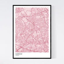 Load image into Gallery viewer, Harrow Neighbourhood Map Print