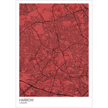 Load image into Gallery viewer, Map of Harrow, London