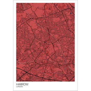 Map of Harrow, London