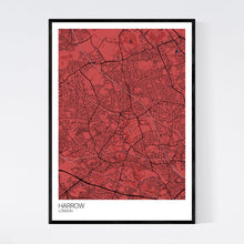 Load image into Gallery viewer, Map of Harrow, London