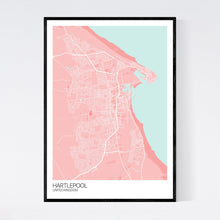 Load image into Gallery viewer, Hartlepool City Map Print