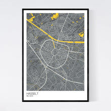 Load image into Gallery viewer, Hasselt City Map Print