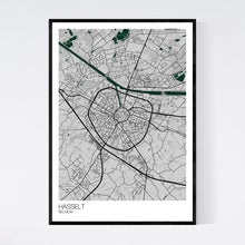 Load image into Gallery viewer, Hasselt City Map Print