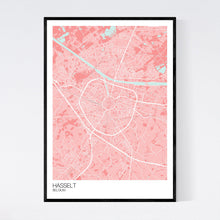 Load image into Gallery viewer, Hasselt City Map Print