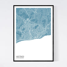 Load image into Gallery viewer, Hastings City Map Print