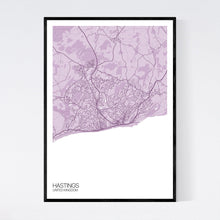 Load image into Gallery viewer, Hastings City Map Print
