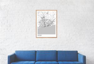 Map of Hastings, United Kingdom