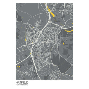 Map of Hatfield, Hertfordshire
