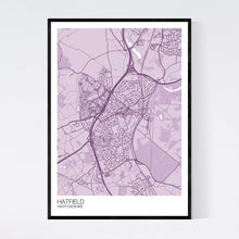 Load image into Gallery viewer, Hatfield Town Map Print
