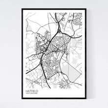 Load image into Gallery viewer, Hatfield Town Map Print