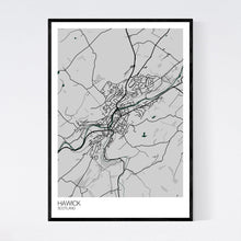 Load image into Gallery viewer, Hawick Town Map Print