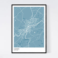 Load image into Gallery viewer, Hawick Town Map Print