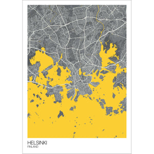 Map of Helsinki, Finland